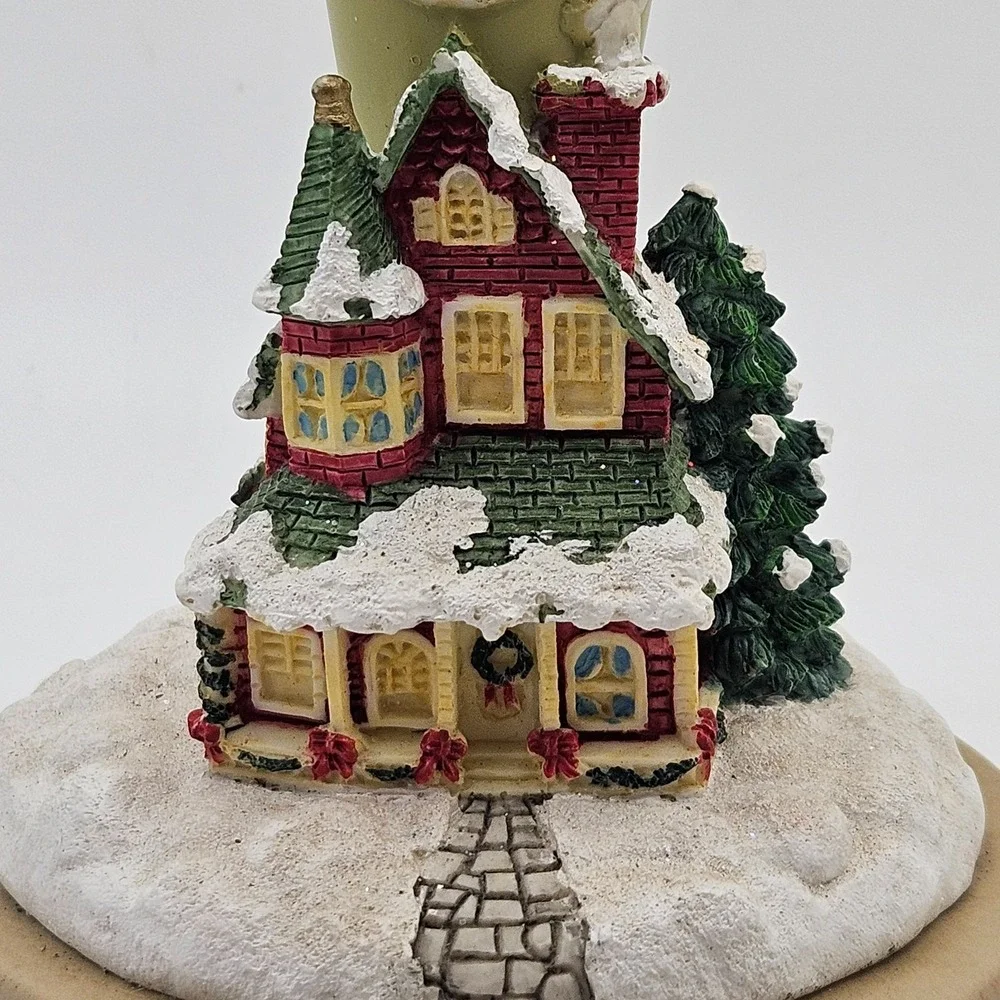 Brown Bag Cookie Art 1999 Christmas House Cookie Press‎ Stamp Mold Holiday Decor